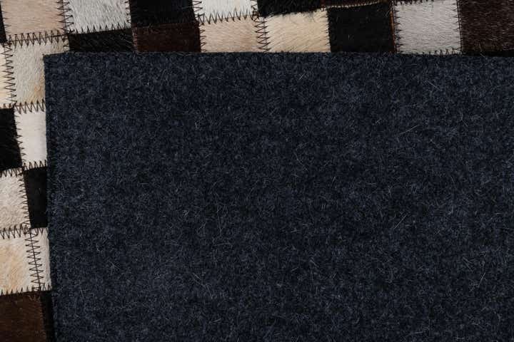 2' x 3' Cowhide Leather Rug