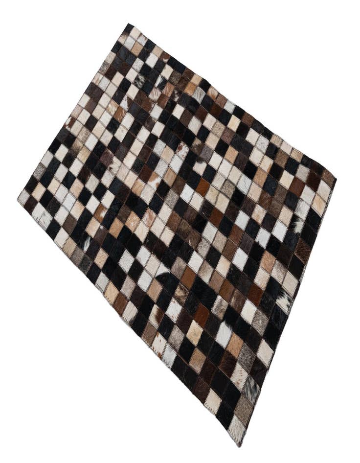 Detail image of 2' x 3' Cowhide Leather Rug