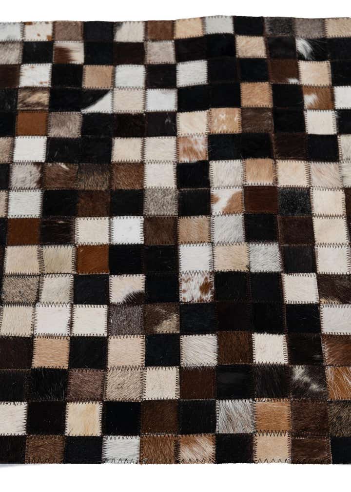 2' x 3' Cowhide Leather Rug