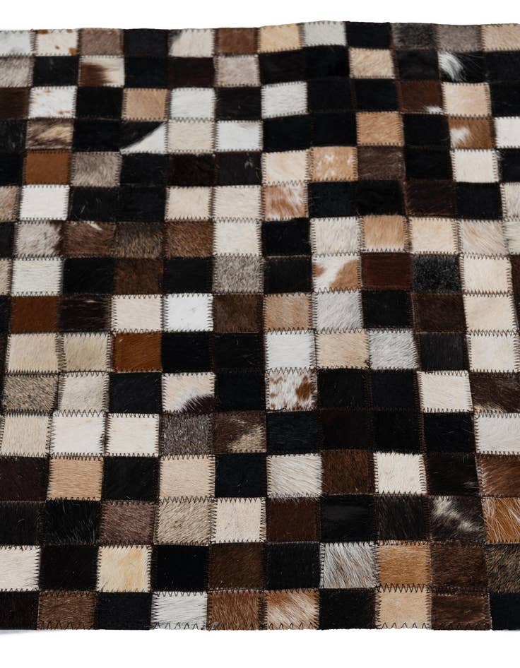 Detail image of 2' x 3' Cowhide Leather Rug