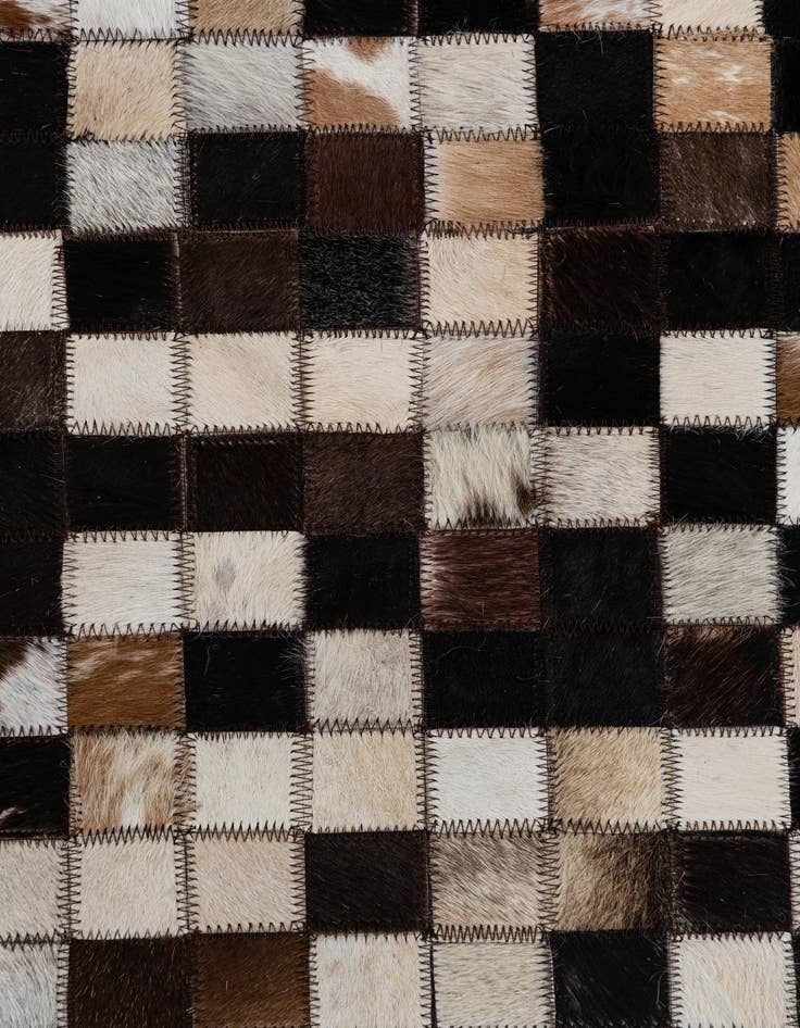 Detail image of 2' x 3' Cowhide Leather Rug