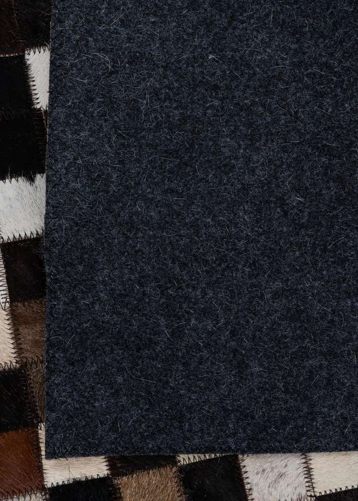 2' x 3' Cowhide Leather Rug