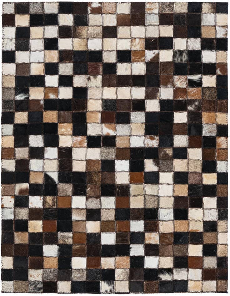 Detail image of 2' x 3' Cowhide Leather Rug