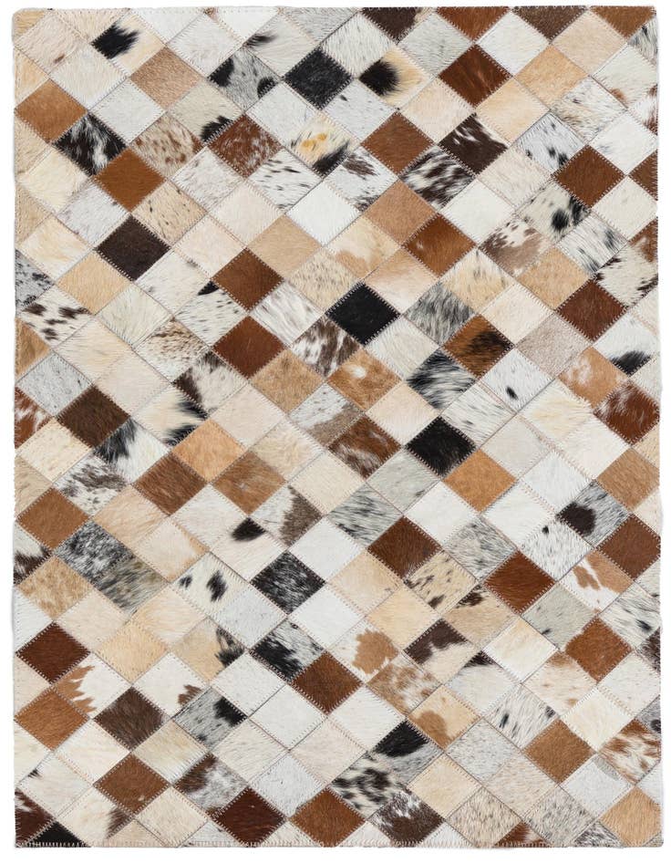 Detail image of 2' x 3' Cowhide Leather Rug