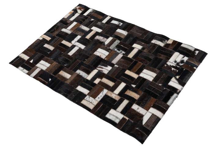 2' x 3' Cowhide Leather Rug