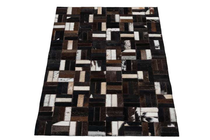 2' x 3' Cowhide Leather Rug