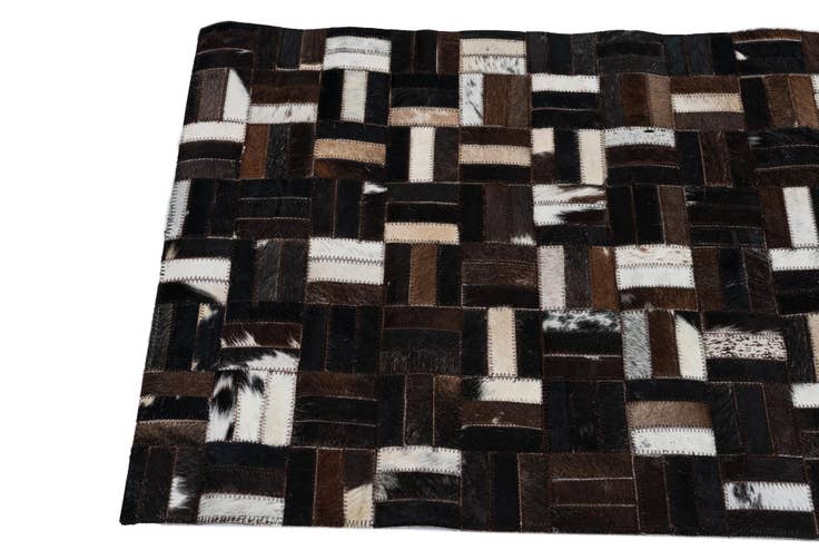 Detail image of 2' x 3' Cowhide Leather Rug