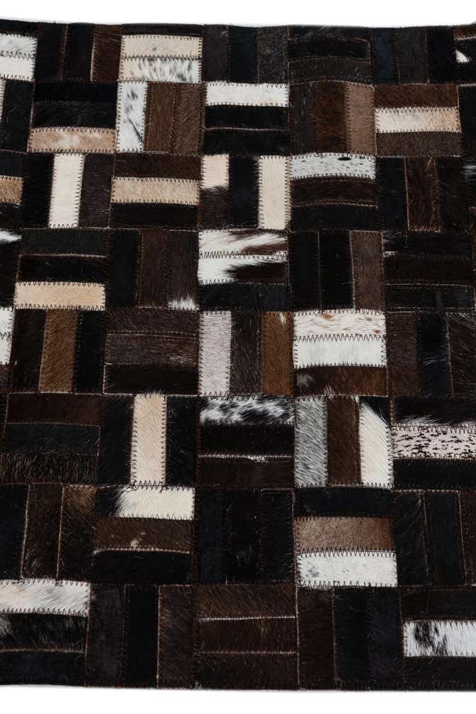 2' x 3' Cowhide Leather Rug