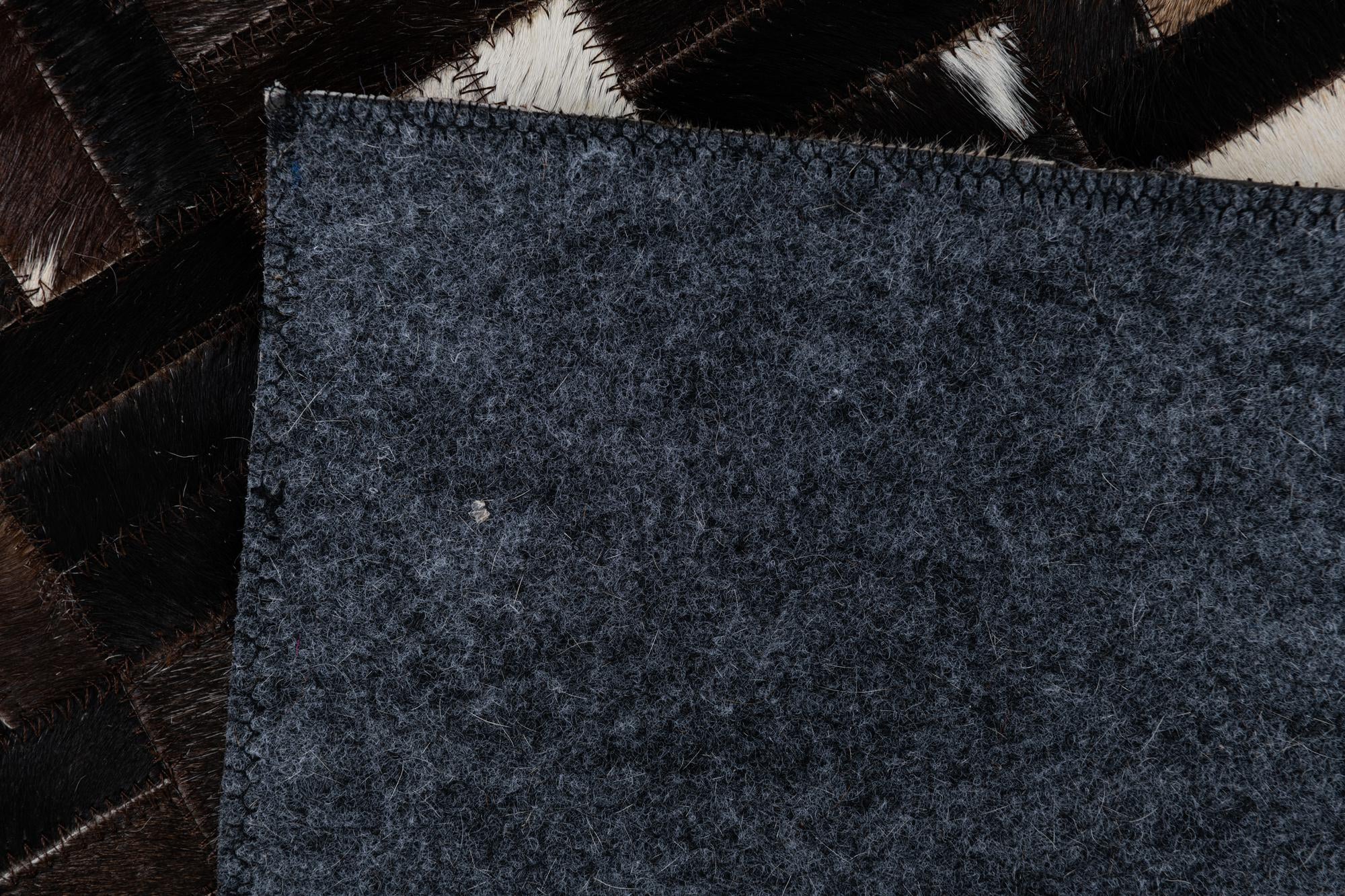 2' x 3' Cowhide Leather Rug