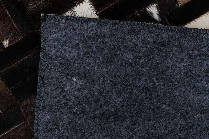 2' x 3' Cowhide Leather Rug