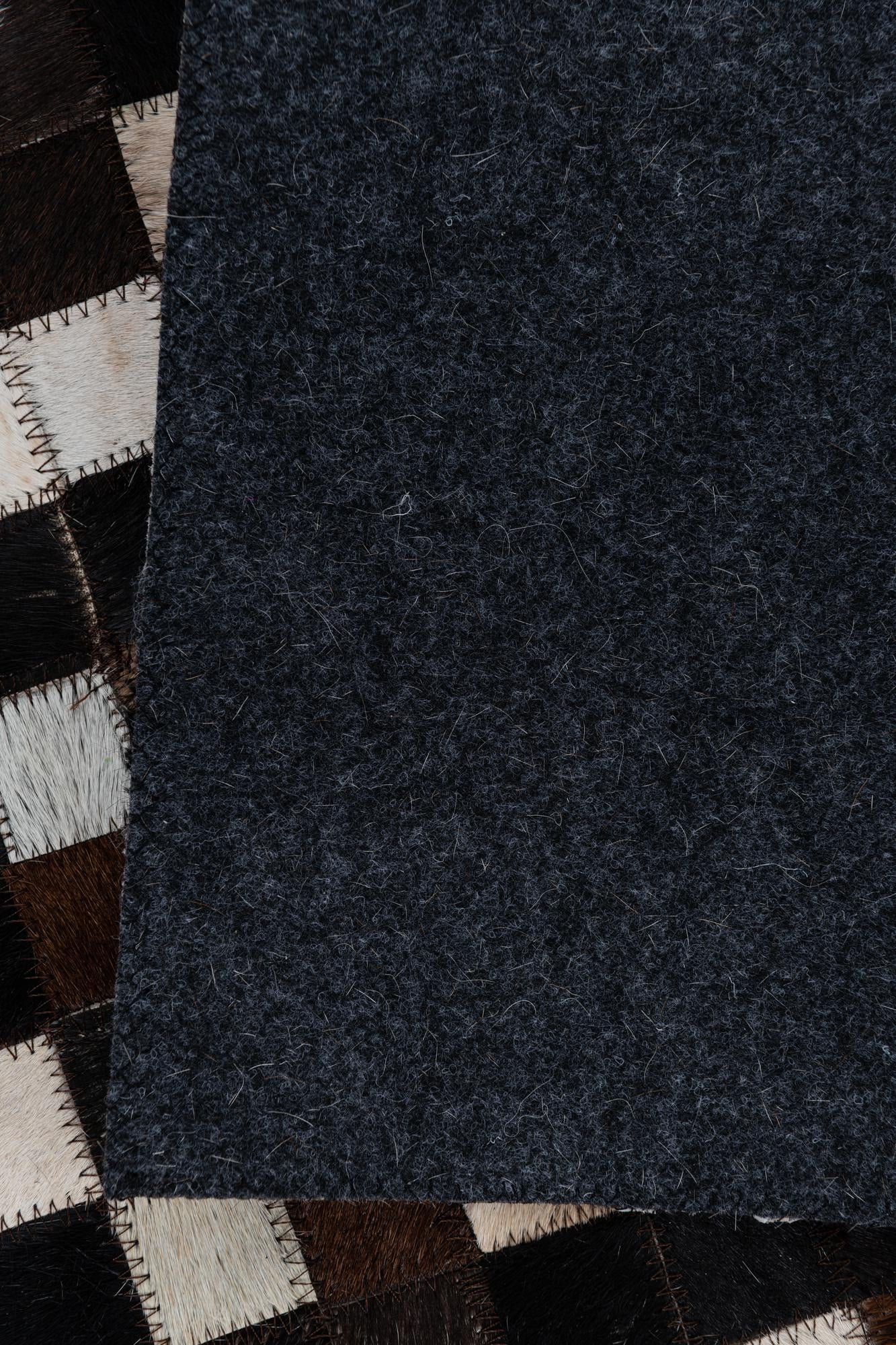 2' x 3' Cowhide Leather Rug