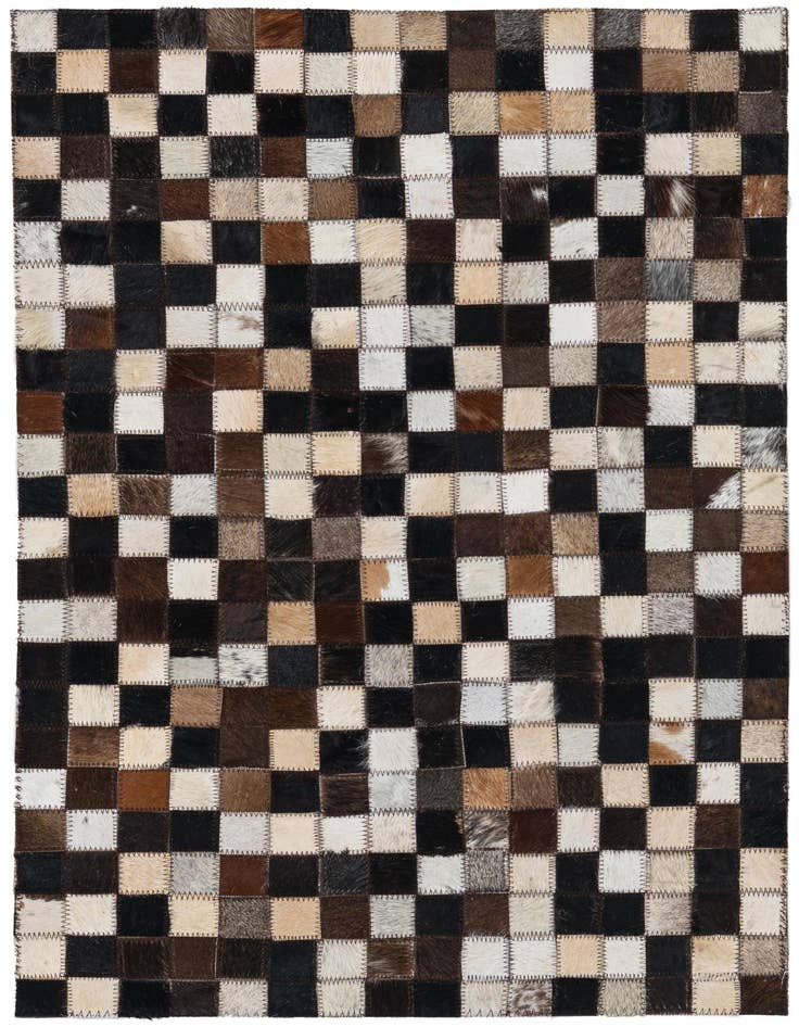 Detail image of 2' x 3' Cowhide Leather Rug