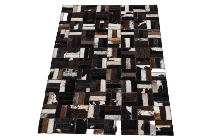 Detail image of 2' x 3' Cowhide Leather Rug