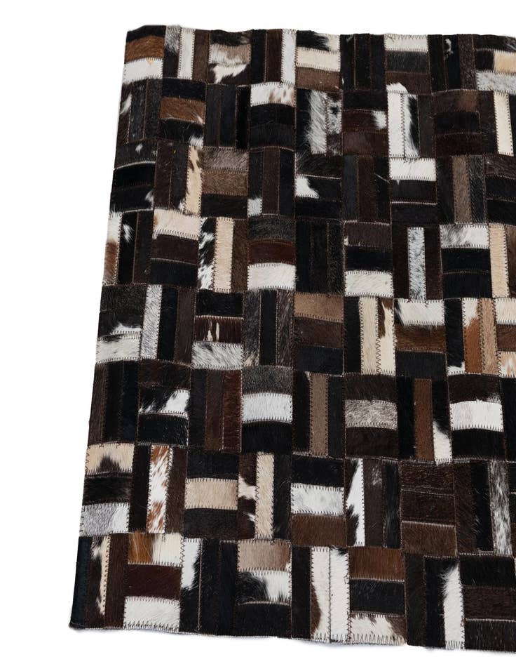 Detail image of 2' x 3' Cowhide Leather Rug