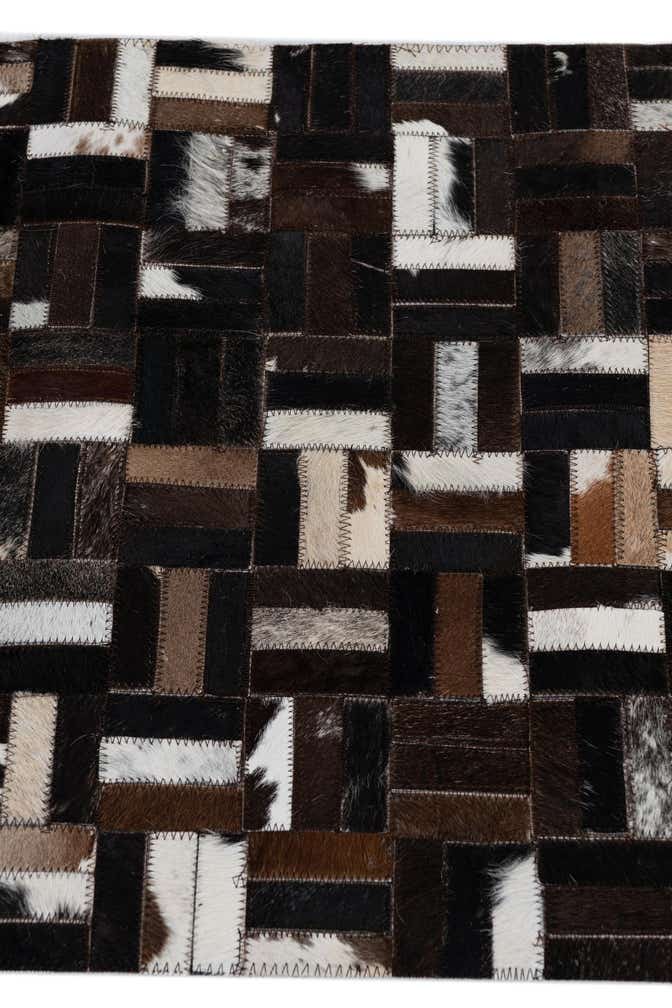 2' x 3' Cowhide Leather Rug
