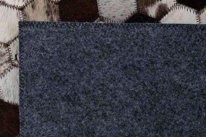 2' x 3' 1 Cowhide Leather Rug