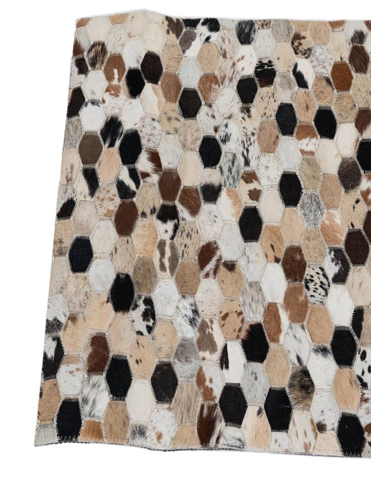 Detail image of 2' x 3' Cowhide Leather Rug