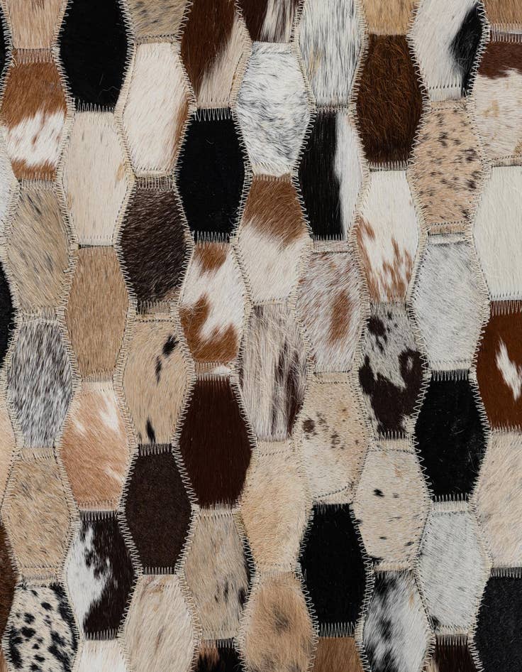 Detail image of 2' x 3' Cowhide Leather Rug