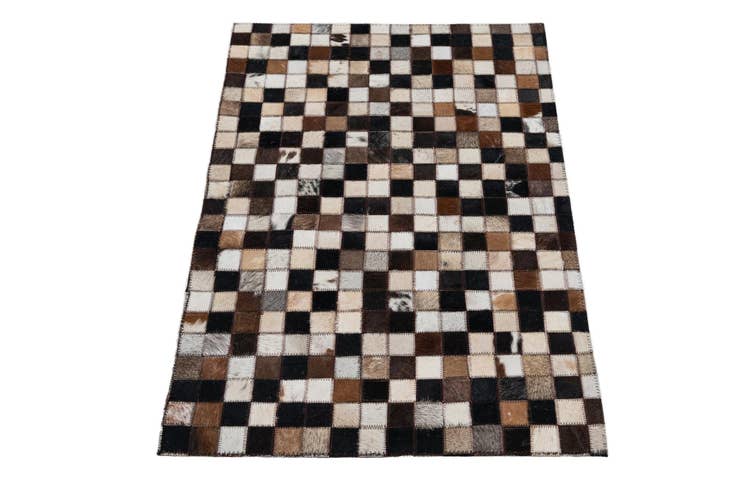 Detail image of 2' x 3' Cowhide Leather Rug