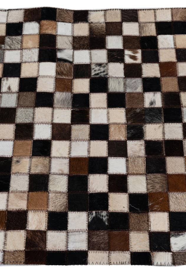 Detail image of 2' x 3' Cowhide Leather Rug