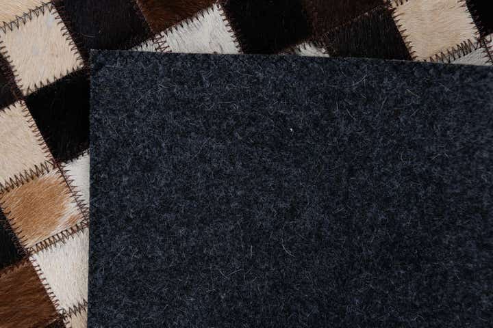 2' x 3' Cowhide Leather Rug