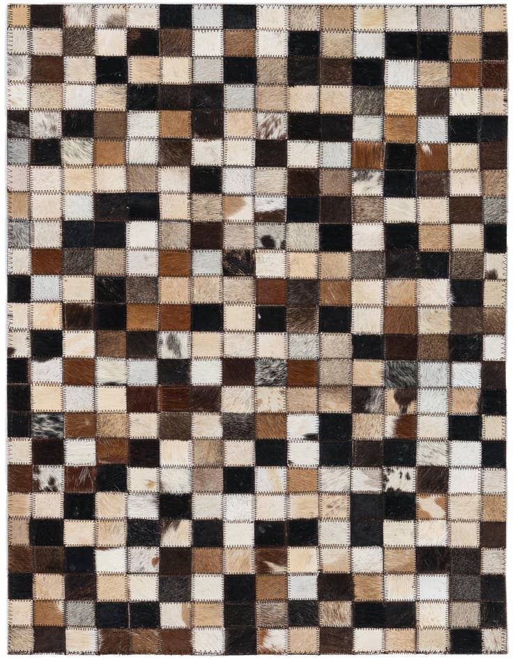 Detail image of 2' x 3' Cowhide Leather Rug