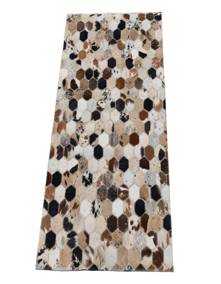 Detail image of 2' x 3' Cowhide Leather Rug