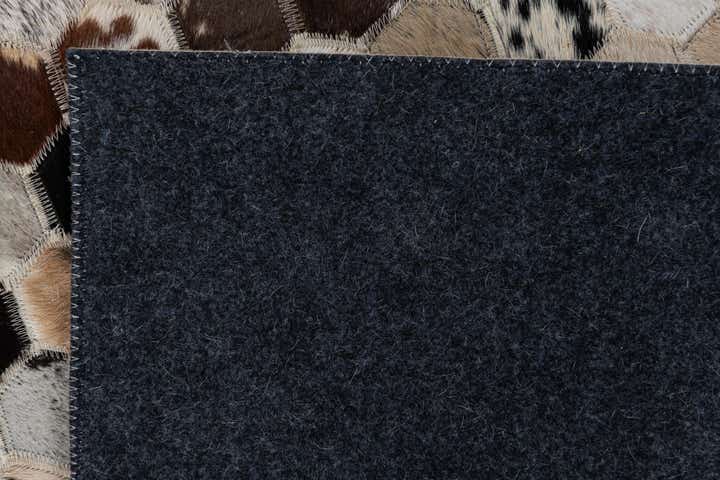 2' x 3' Cowhide Leather Rug