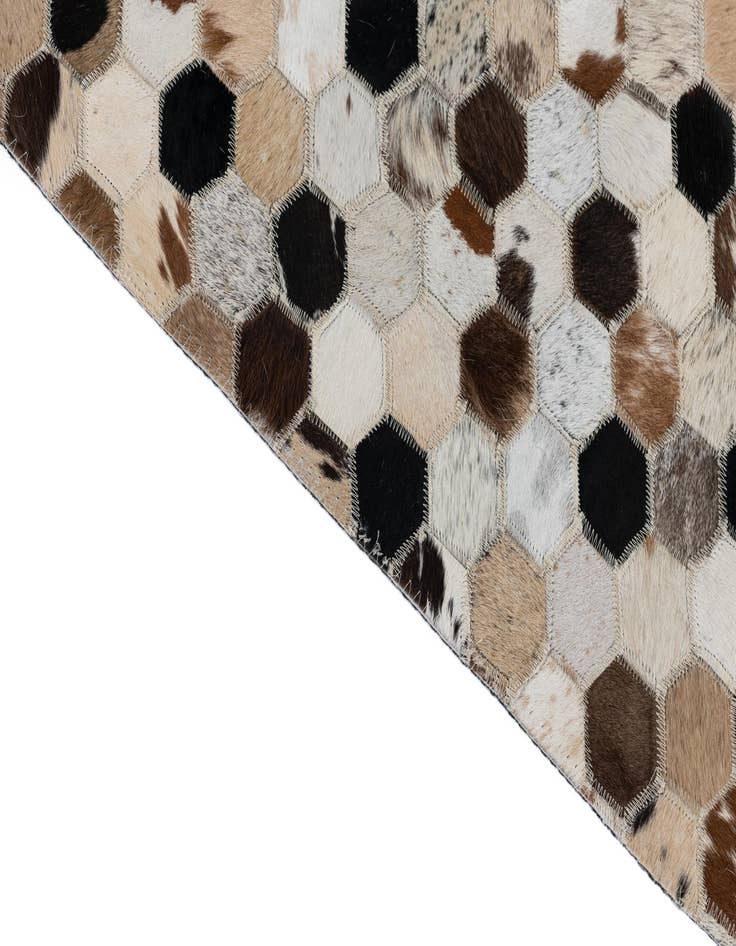 Detail image of 2' x 3' Cowhide Leather Rug