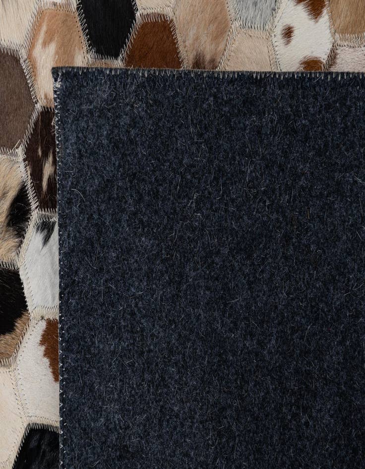 Detail image of 2' x 3' Cowhide Leather Rug