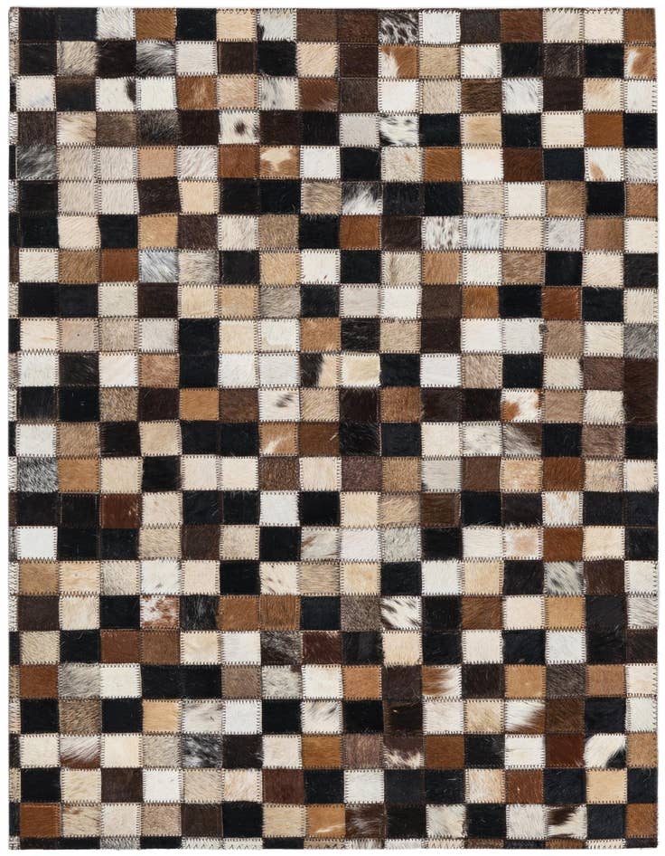 Detail image of 2' x 3' Cowhide Leather Rug