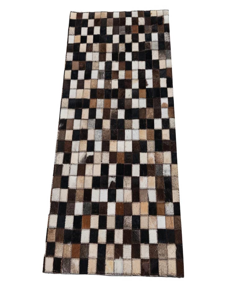 Detail image of 2' x 3' Cowhide Leather Rug