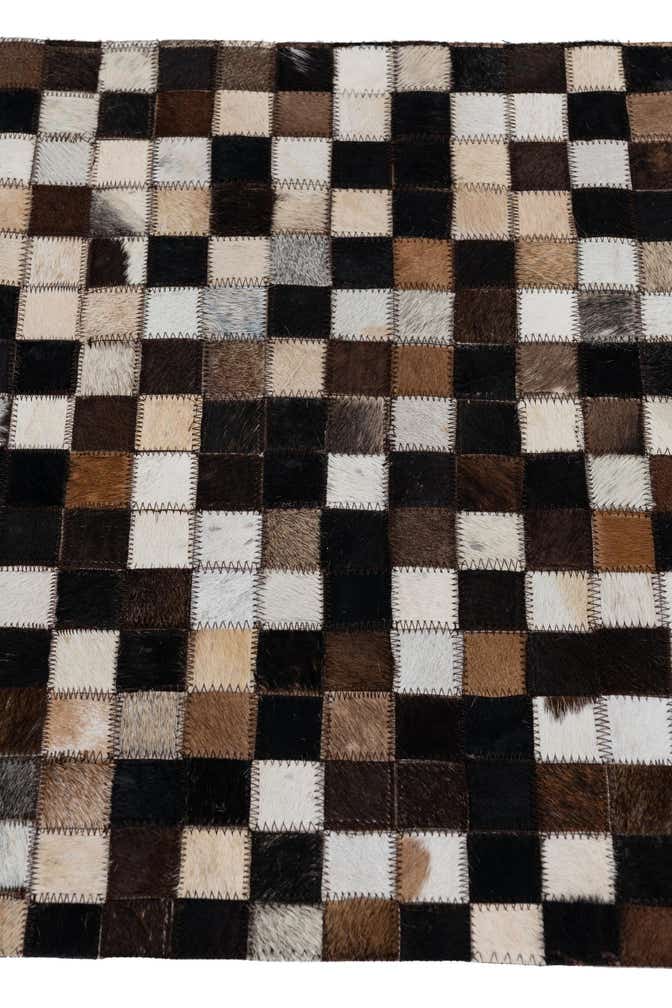 2' x 3' Cowhide Leather Rug