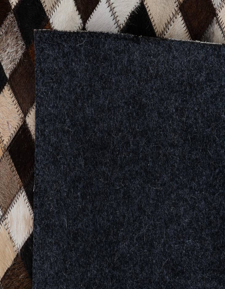 Detail image of 2' x 3' Cowhide Leather Rug