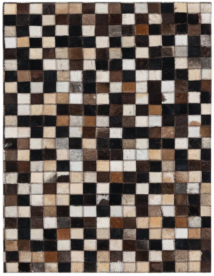 Detail image of 2' x 3' Cowhide Leather Rug
