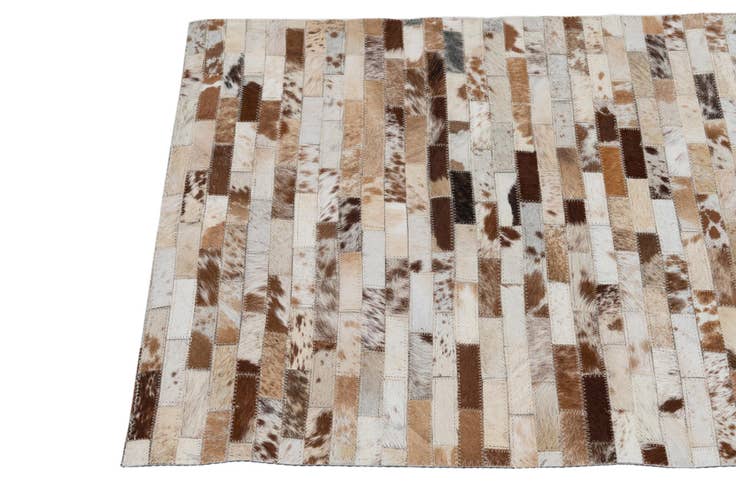 Detail image of 2' x 3' Cowhide Leather Rug