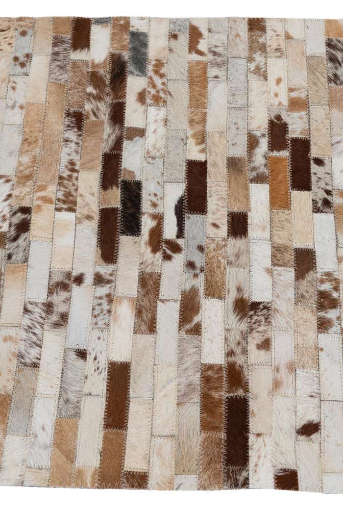 2' x 3' Cowhide Leather Rug