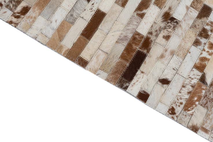 Detail image of 2' x 3' Cowhide Leather Rug