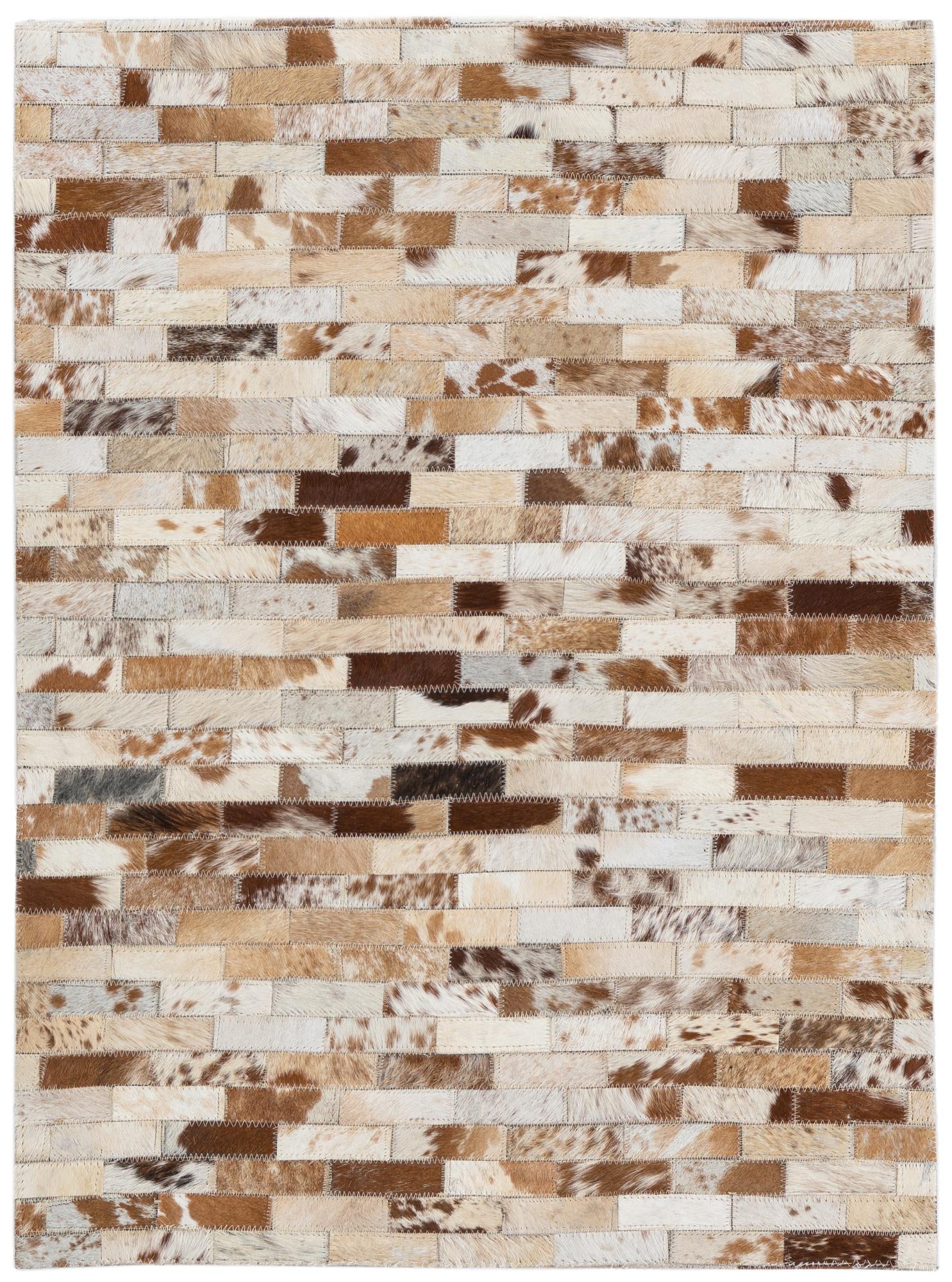 2' x 3' Cowhide Leather Rug