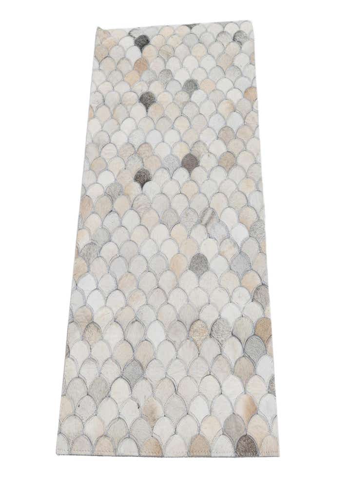 2' x 3' Cowhide Leather Rug