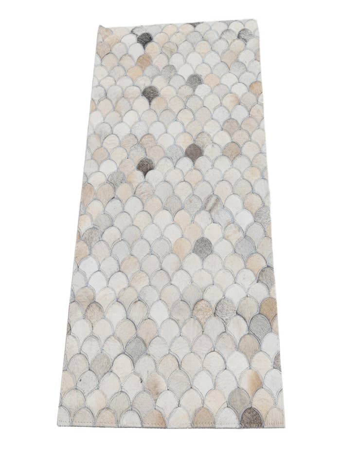 Detail image of 2' x 3' Cowhide Leather Rug