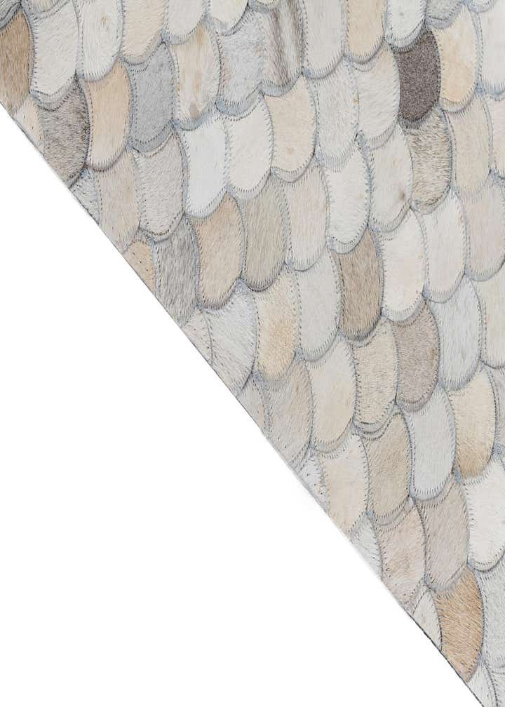 2' x 3' Cowhide Leather Rug