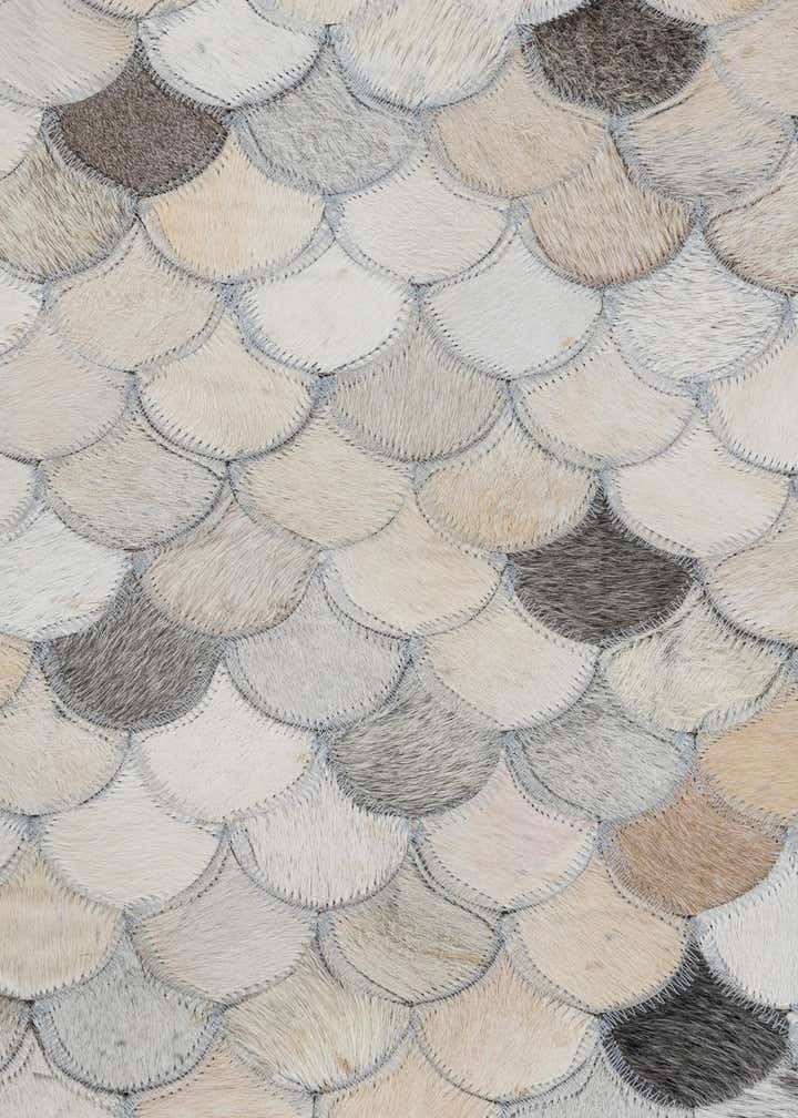 2' x 3' Cowhide Leather Rug