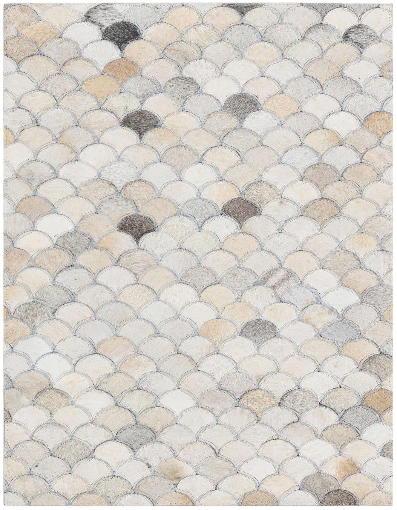 2' x 3' Cowhide Leather Rug
