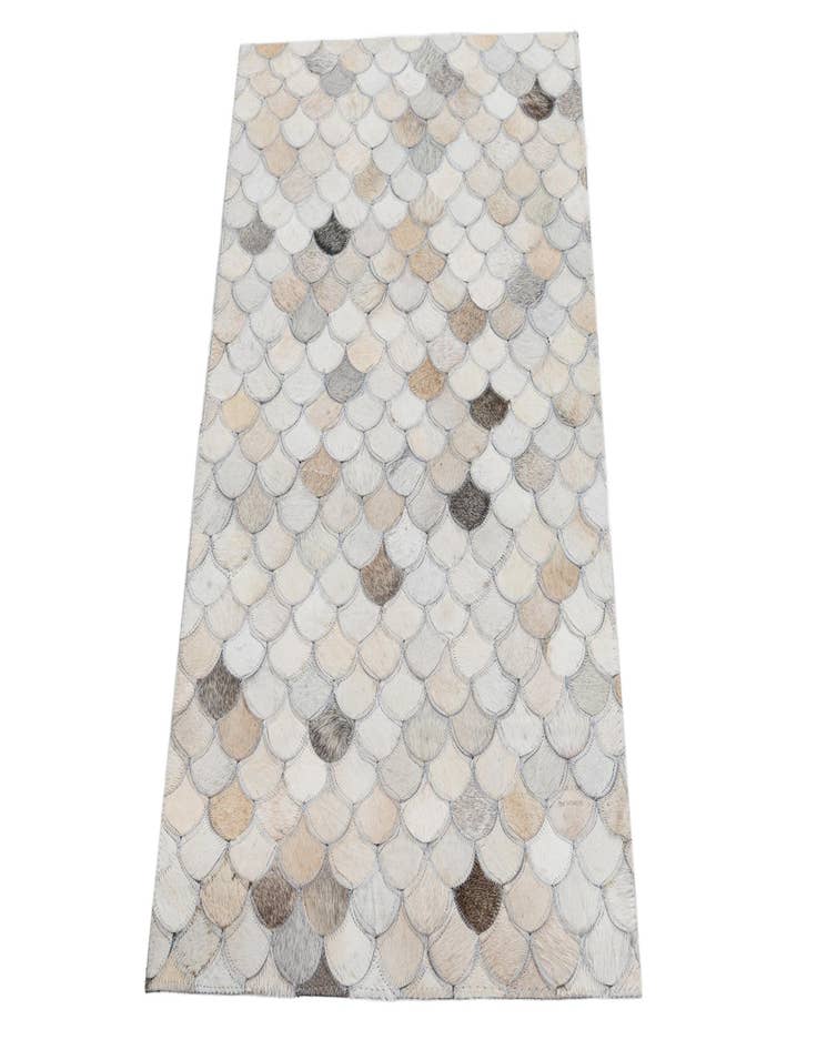 Detail image of 2' x 3' 1 Cowhide Leather Rug