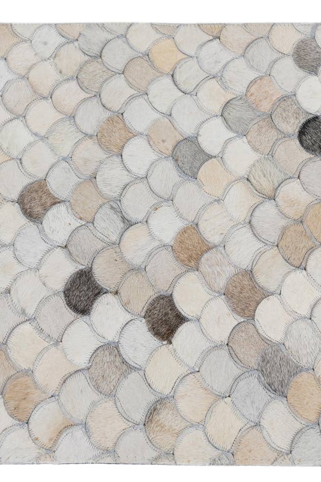 Detail image of 2' x 3' 1 Cowhide Leather Rug