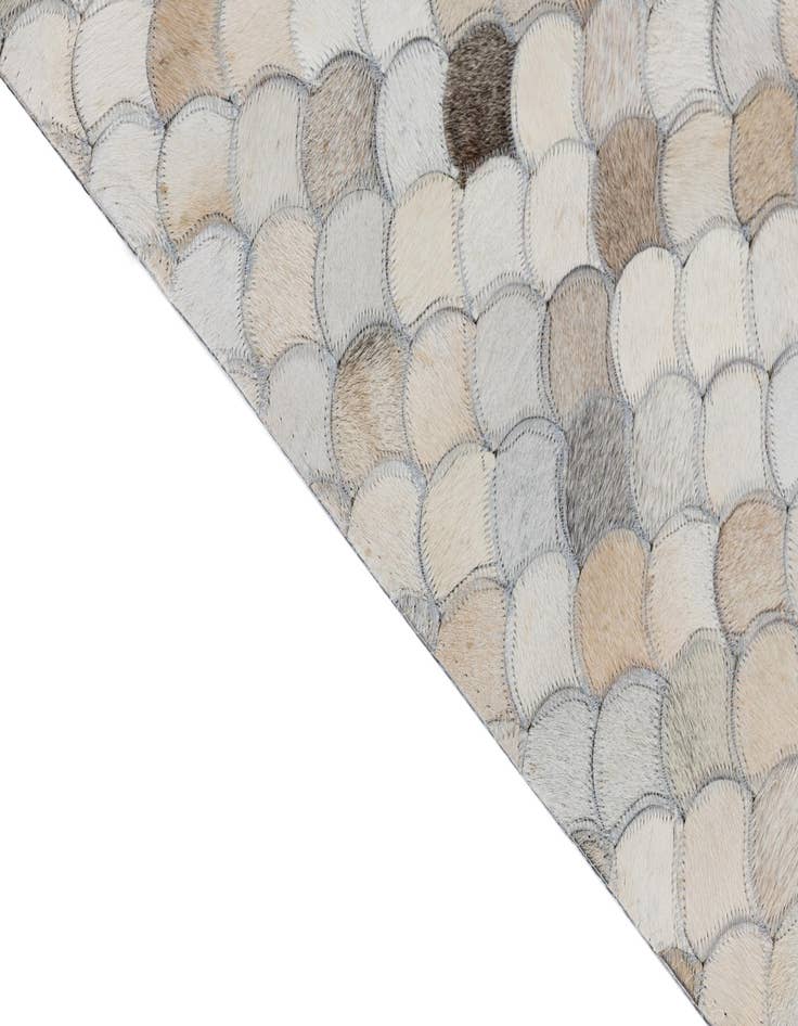 Detail image of 2' x 3' 1 Cowhide Leather Rug