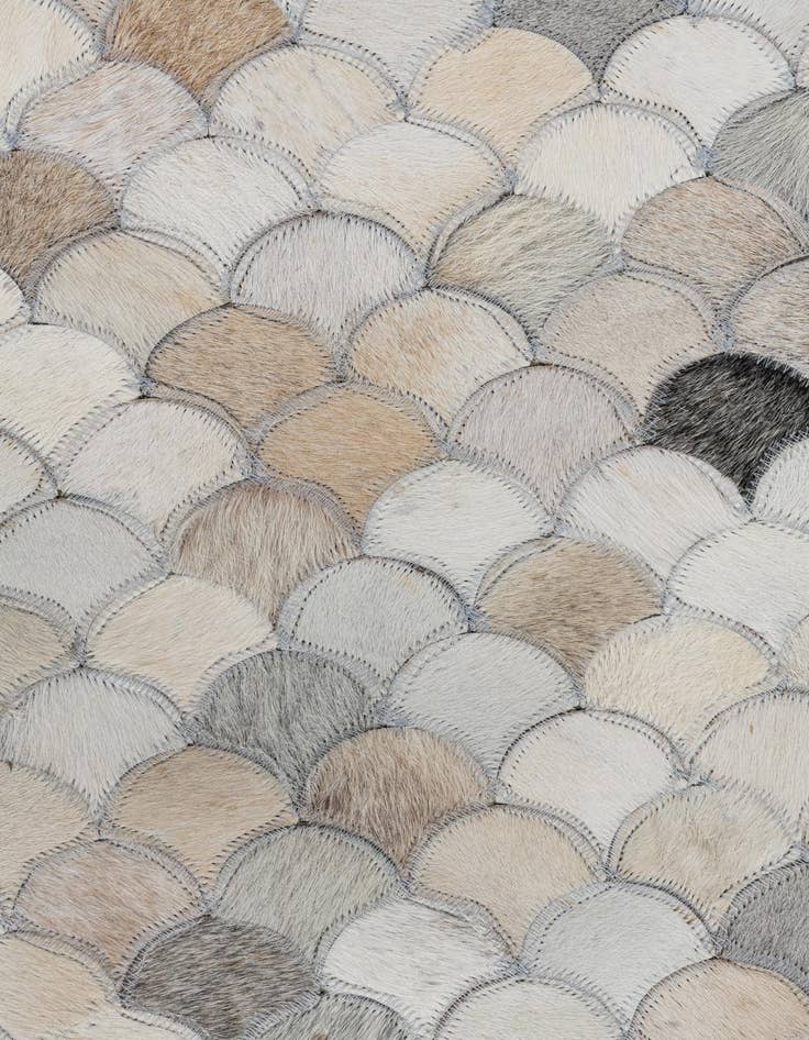 Detail image of 2' x 3' 1 Cowhide Leather Rug