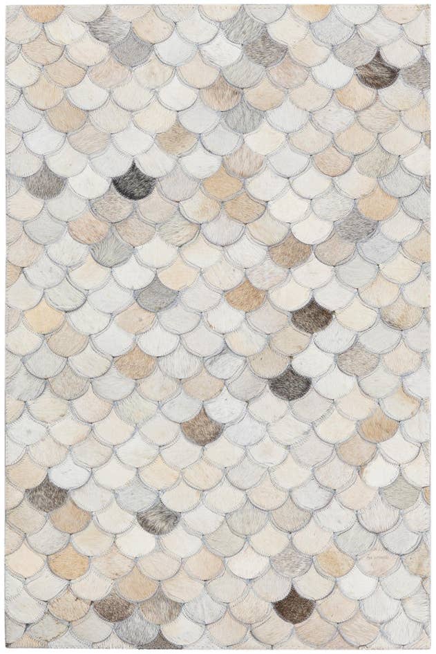 Detail image of 2' x 3' 1 Cowhide Leather Rug