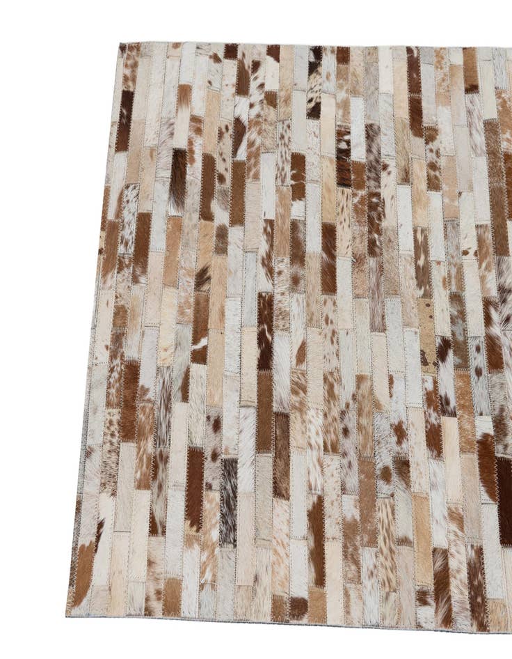 Detail image of 2' x 3' Cowhide Leather Rug